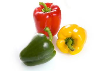 paprika in three colors