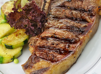 t bone steak