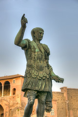 Naklejka premium statue de césar