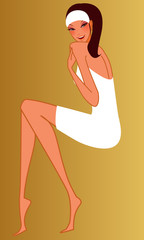 portrait of woman sitting