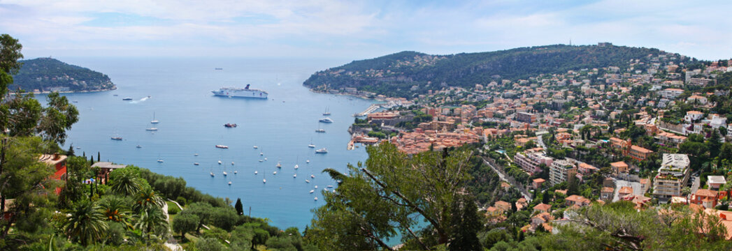 Azure coast of France, the state Monaco, panorama
