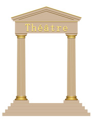 Obraz premium Entrée du théâtre