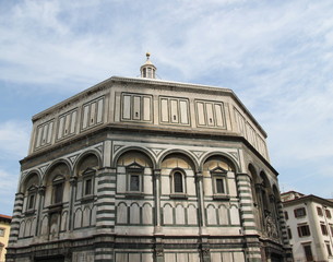 Baptist&egrave;re de la Cath&eacute;drale Santa Maria del Fiore &agrave; Florence, Italie