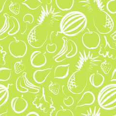 seamless background with fruit