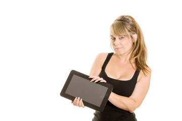 Holding a tablet computer