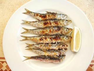 Espeto de sardinas