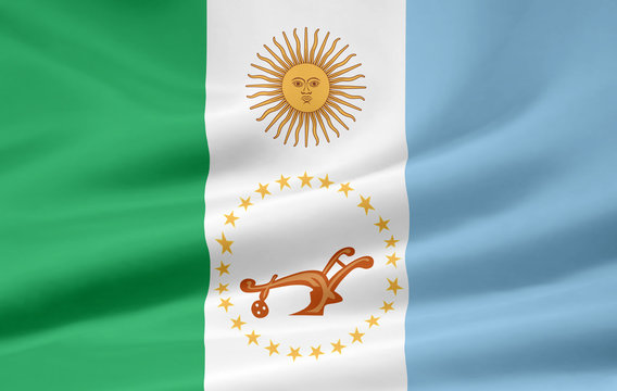Flagge der Provinz Chaco - Argentinien