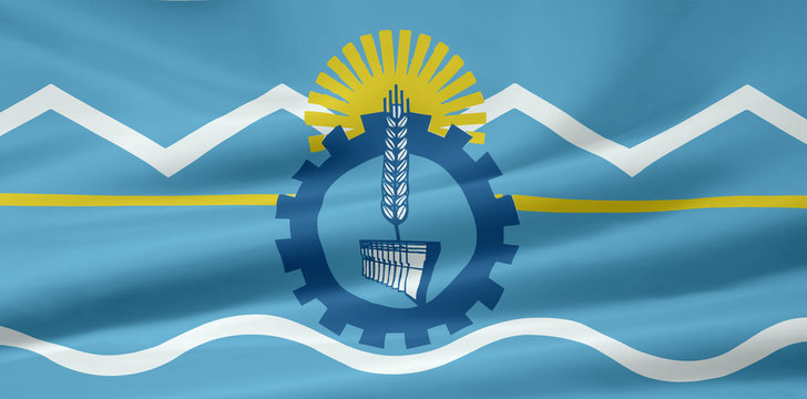 Flagge der Provinz Chubut - Argentinien