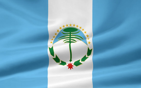 Flagge der Provinz Neuquen - Argentinien