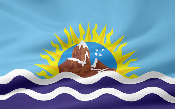 Flagge der Provinz Santa Cruz - Argentinien