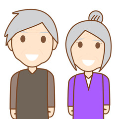 Fototapeta premium 老夫婦