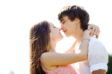 Portrait of young couple