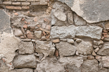 texture that shows the details of the construction of a wall..