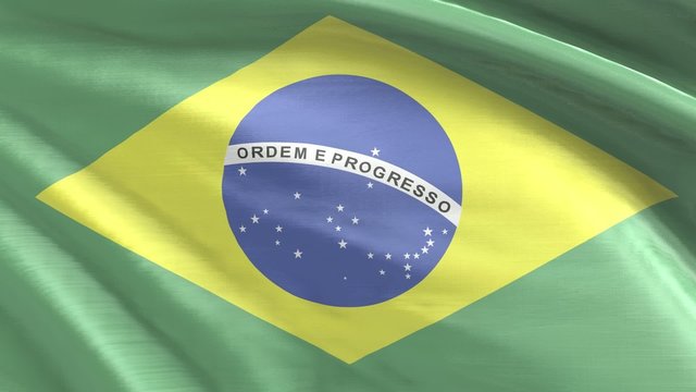 Nahtlos wiederholende Flagge Brasilien
