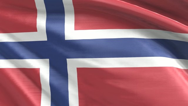 Nahtlos wiederholende Flagge Norwegen