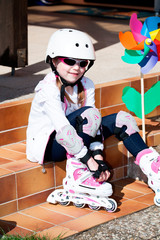 skating girl