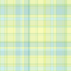 Seamless Pattern Pastel Check Green/Yellow/Blue