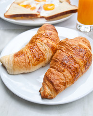 fresh croissant