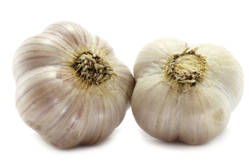 Two big garlics