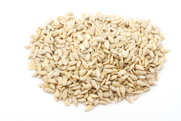 Sunflower seeds isolated