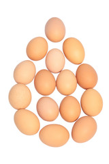 eggs in egg shape