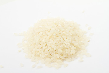 Pile of organic rice