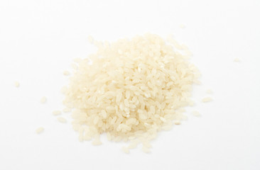 Pile of organic rice