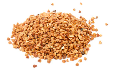 Buckwheat isolated on white
