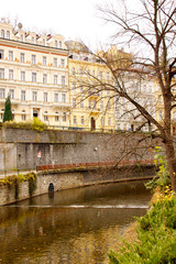 Famous spa resort Karlovy Vary aka Karlsbad