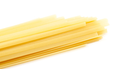 Dry spaghetti isolated