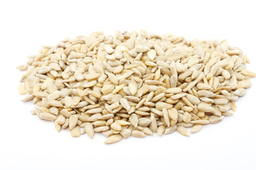 Sunflower seeds isolated