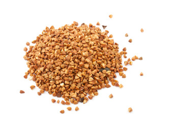Buckwheat isolated on white