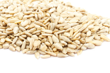 Sunflower seeds isolated