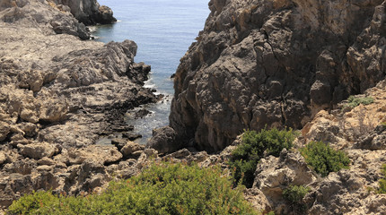 Area of Anthony Quinn Bay