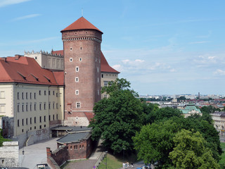 View of Krakow's Royal Castle