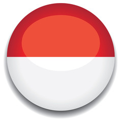 monaco flag in a button