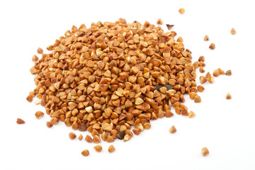 Buckwheat isolated on white