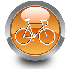 Bycicle glossy icon