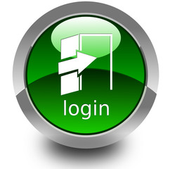 Loging glossy icon