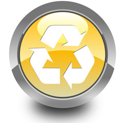 Recycle glossy icon