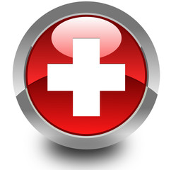 Pharmacy glossy icon