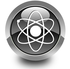 Atom glossy icon © castelberry