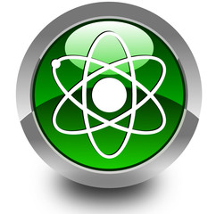 Atom glossy icon © castelberry