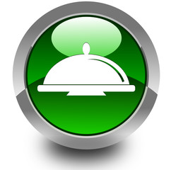 Restaurant glossy icon