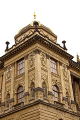 Fototapeta na wymiar Stary Widok miasta Praga - starych budynków