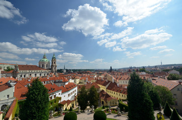 Fototapeta na wymiar W mieście Praga
