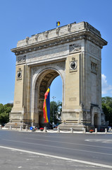 Fototapeta na wymiar Łuk triumfalny, Bukareszt, Rumunia