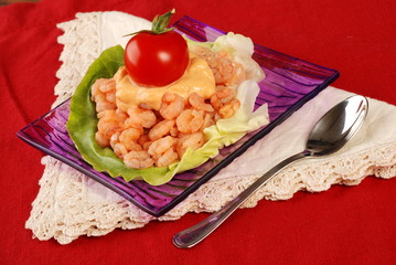 PIATTINO CON COCKTAIL DI GAMBERI 2
