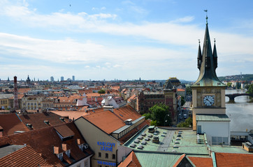 Fototapeta premium Clocher à Prague
