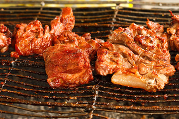 Grilled pork